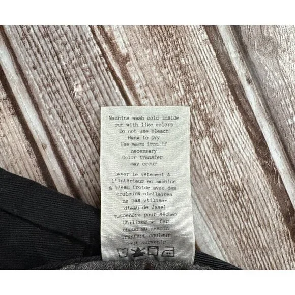 Rag & Bone Standard issue Chinos pants size 34 color Black NWOT made in USA